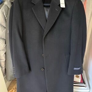Classic Dark Navy Overcoat